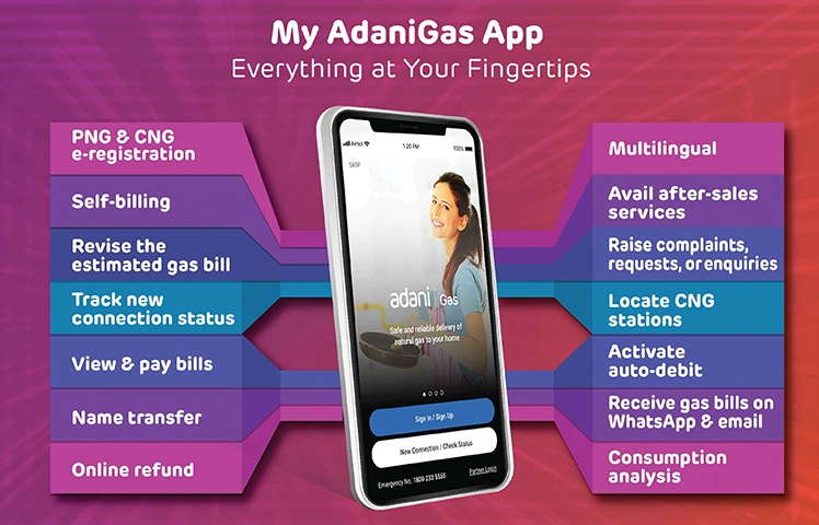 My AdaniGas App &ndash; Everything at Your Fingertips